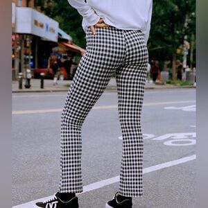 Urban Outfitters checkered/plaid bootcut pants size small